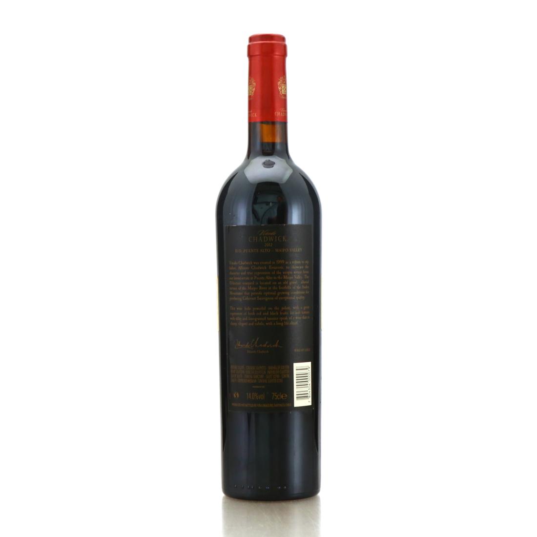 Image for Vinedo Chadwick 2012 Maipo Valley