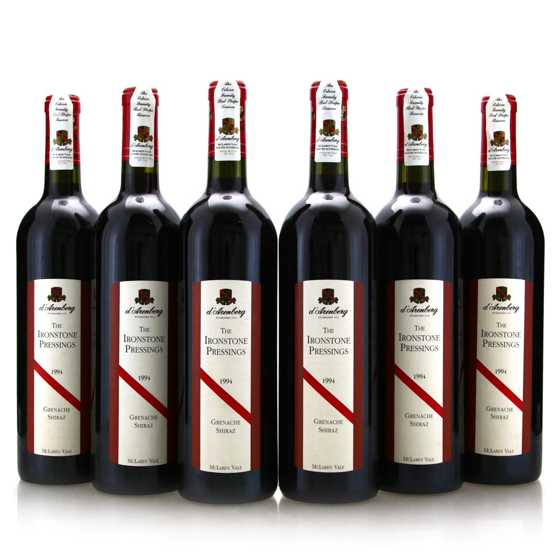 Image for d'Arenberg Ironstone Pressings Grenache-Shiraz 1994 McLaren Vale