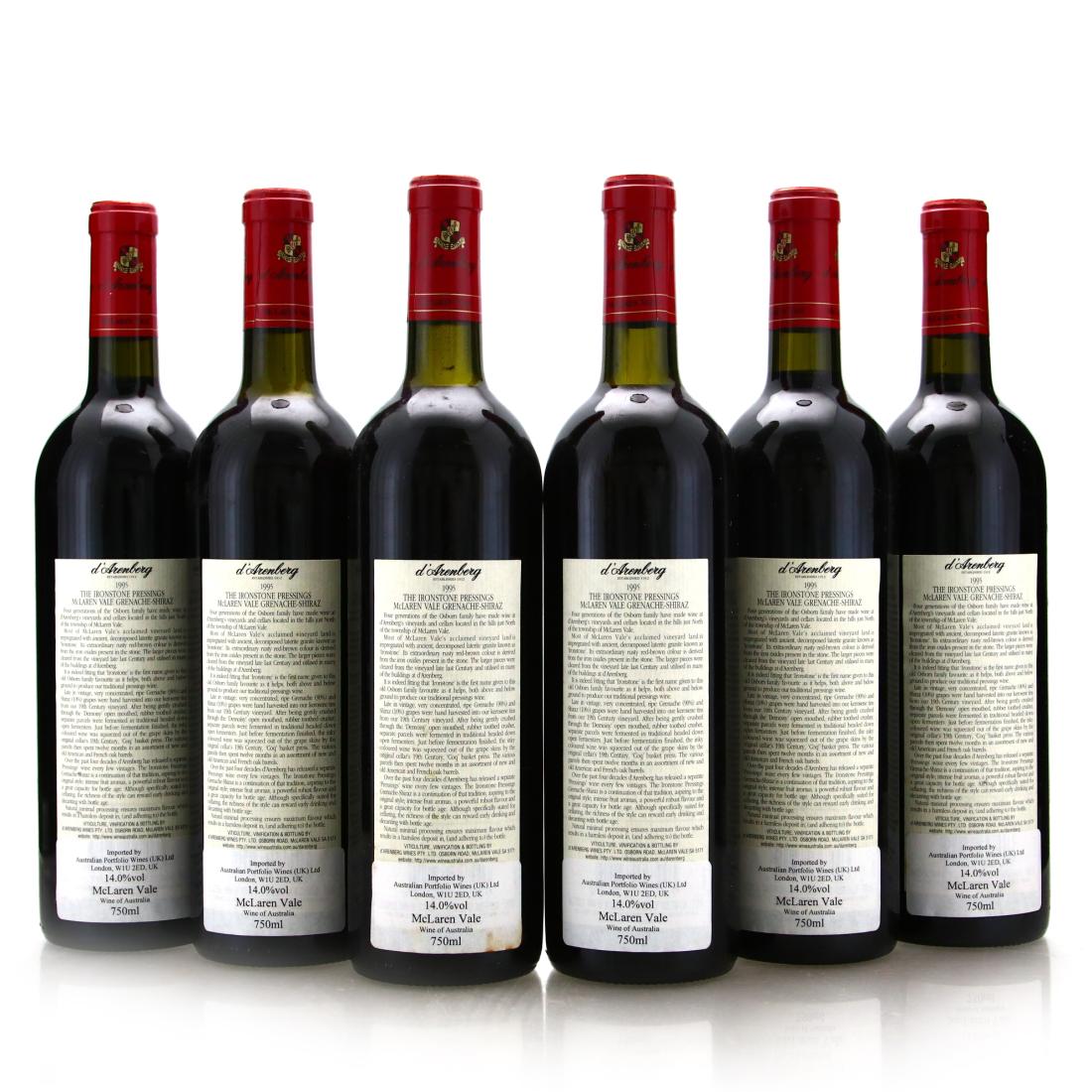 Image for d'Arenberg Ironstone Pressings Grenache-Shiraz 1995 McLaren Vale