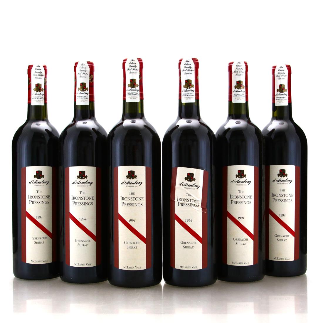 Image for d'Arenberg Ironstone Pressings Grenache-Shiraz 1994 McLaren Vale