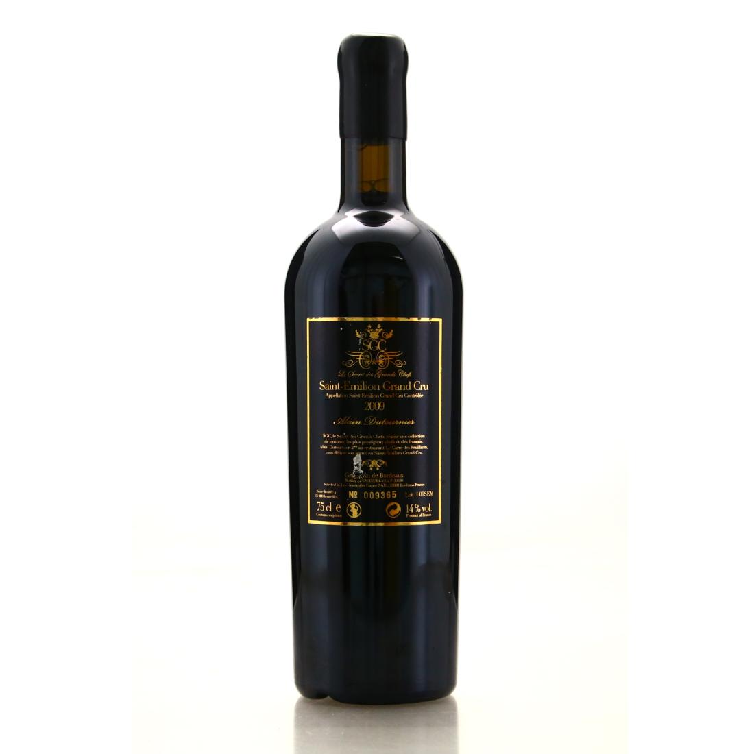 Image for Le Secret des Grands Chefs Alain Dutournier 2009 St-Emilion Grand-Cru