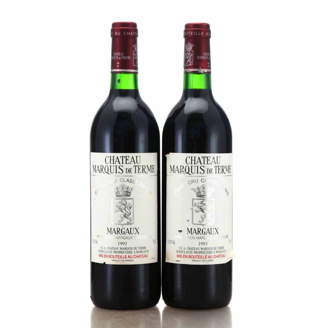 Ch. Marquis de Terme 1993 Margaux 4eme-Cru 2x75cl