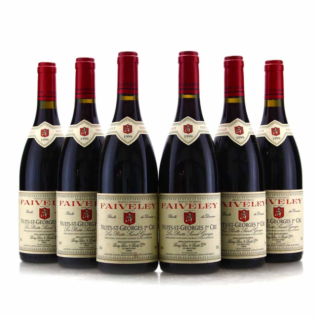 Dom. Faiveley Les Porets-St-Georges 1999 Nuits-St-Georges 1er-Cru 6x75cl