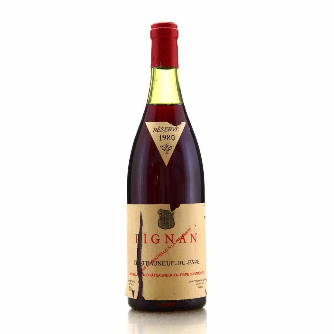 Image for Château Rayas Pignan Réserve 1980