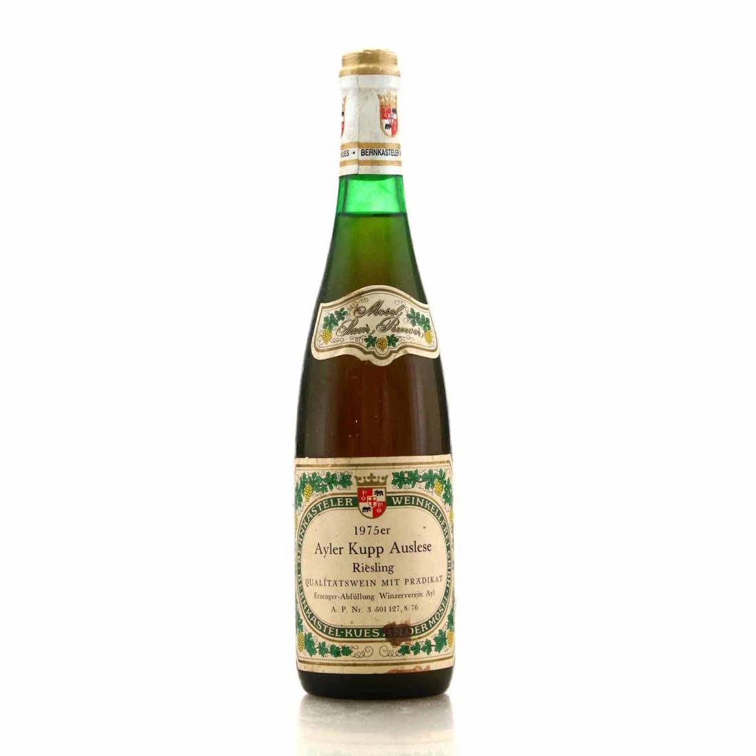 Bernkasteler Weinkellerei Ayler Kupp Riesling Auslese 1975 Mosel