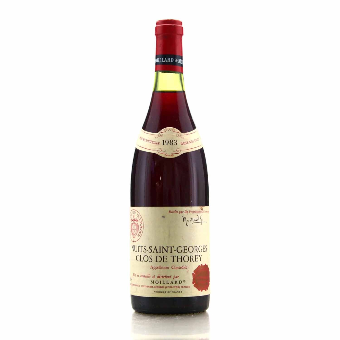 Moillard Clos de Thorey 1983 Nuits-St-Georges 1er-Cru