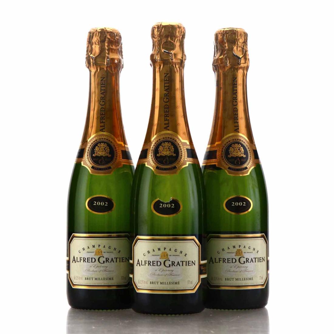 Alfred Gratien Brut 2002 Vintage Champagne 3x37.5cl