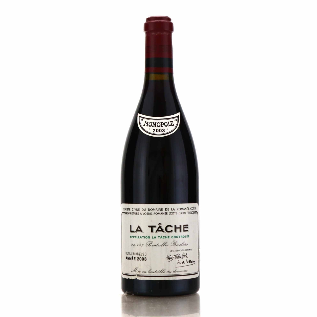 Dom. De La Romanee-Conti 2003 La Tache Grand-Cru