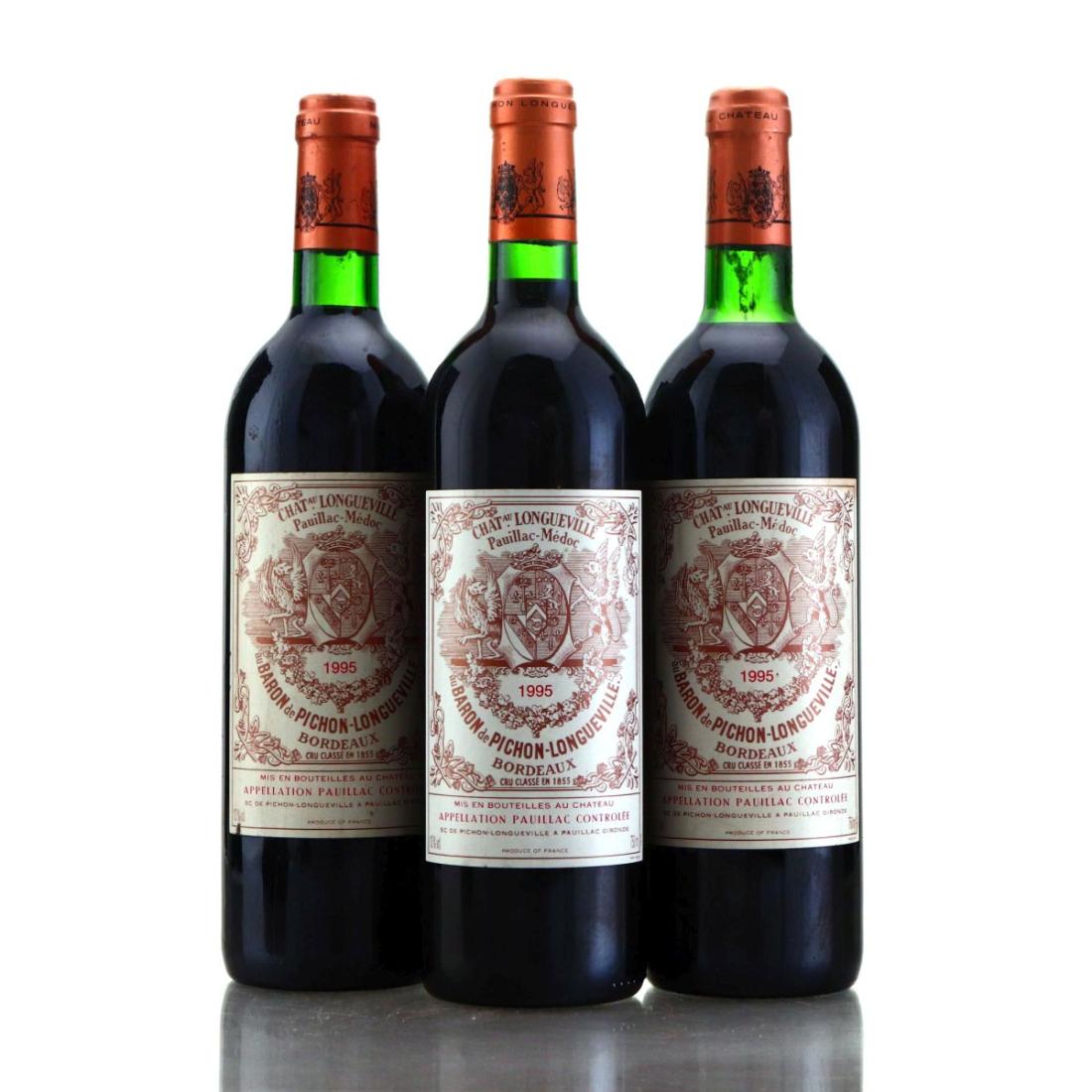 Ch. Pichon Longueville au Baron de Pichon-Longueville 1995 Pauillac 2eme-Cru 3x75cl