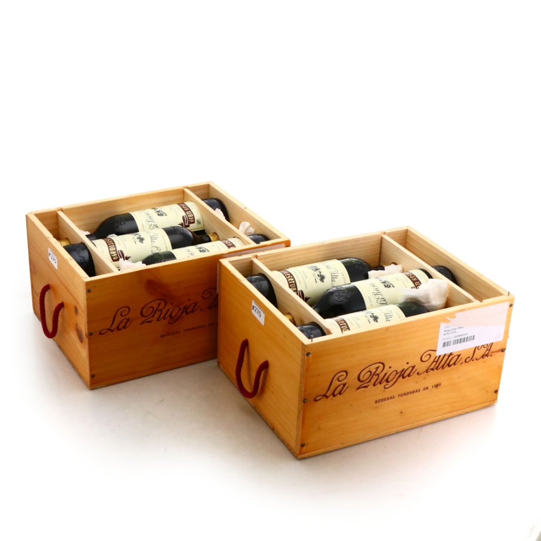 Image for La Rioja Alta 890 2001 Rioja Gran Reserva