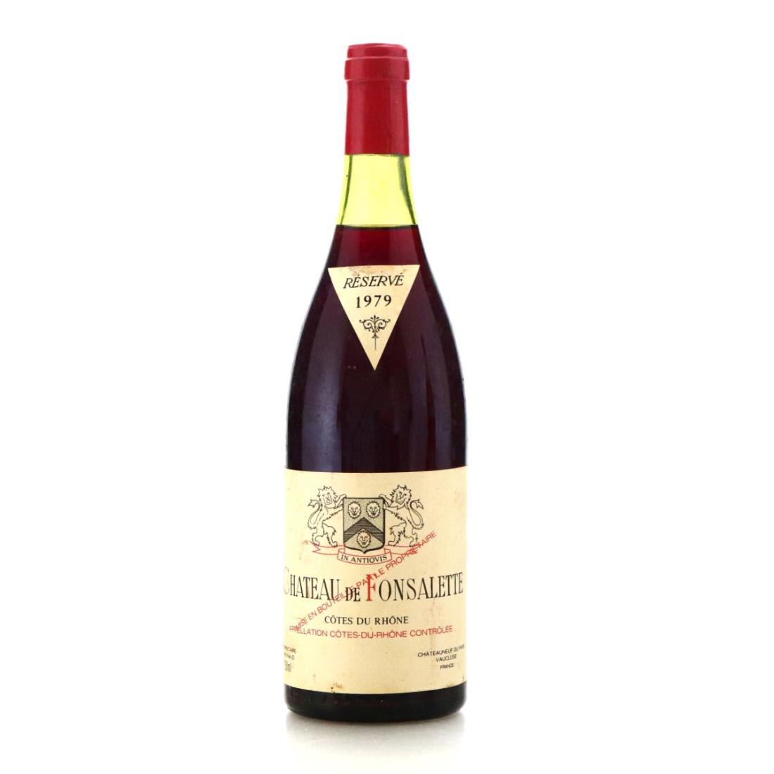 Image for Ch. de Fonsalette 1979 Cotes-du-Rhone Reserve