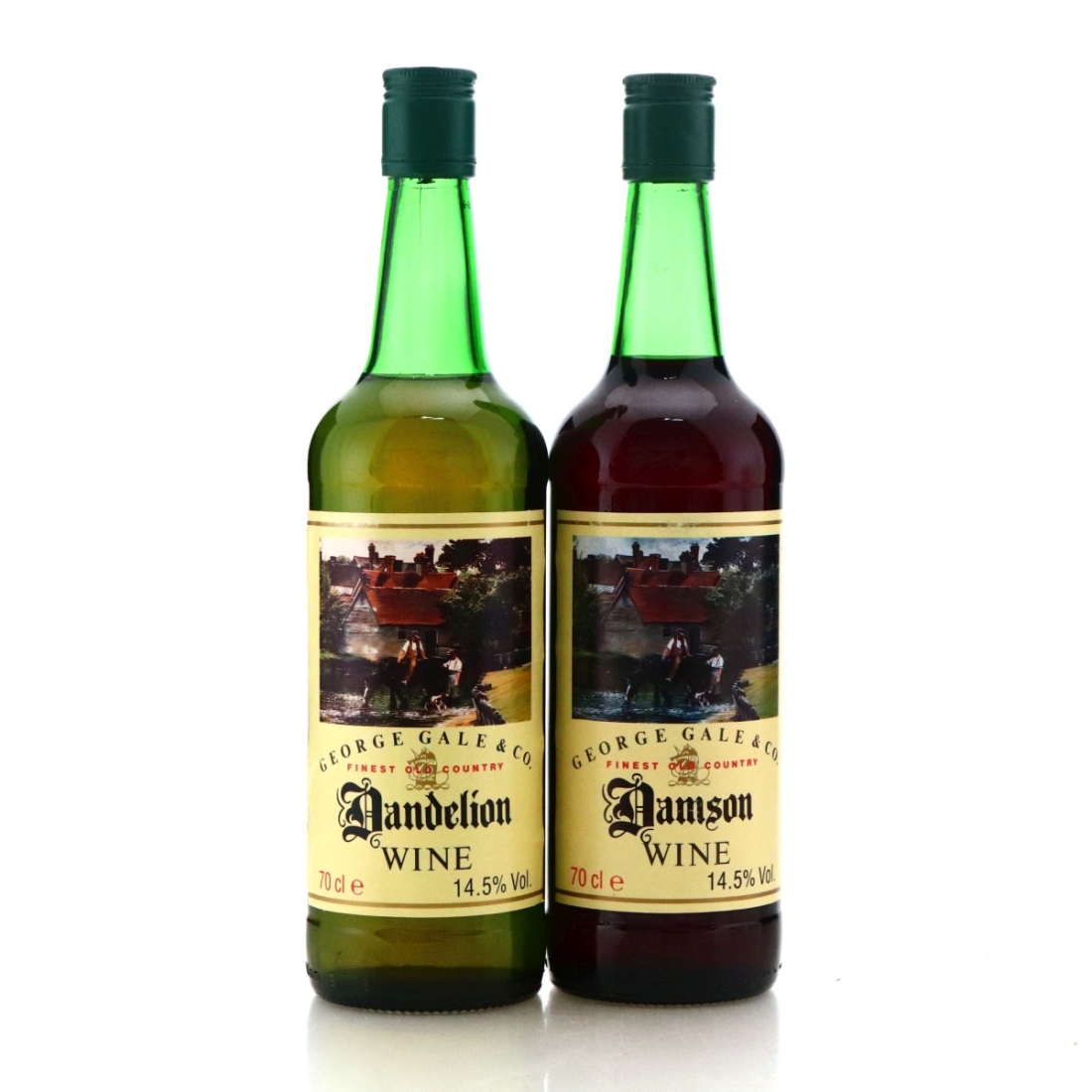 George Gale & Co. Dandelion & Damson English Wine 2x70cl