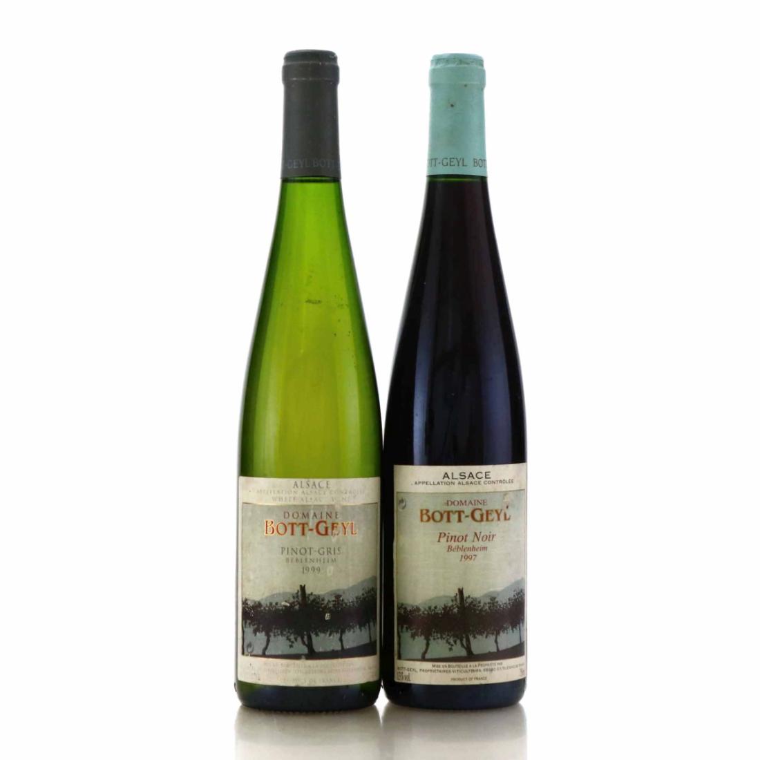 Image for Assorted Dom. Bott-Geyl Red & White Wine 1990s Alsace
