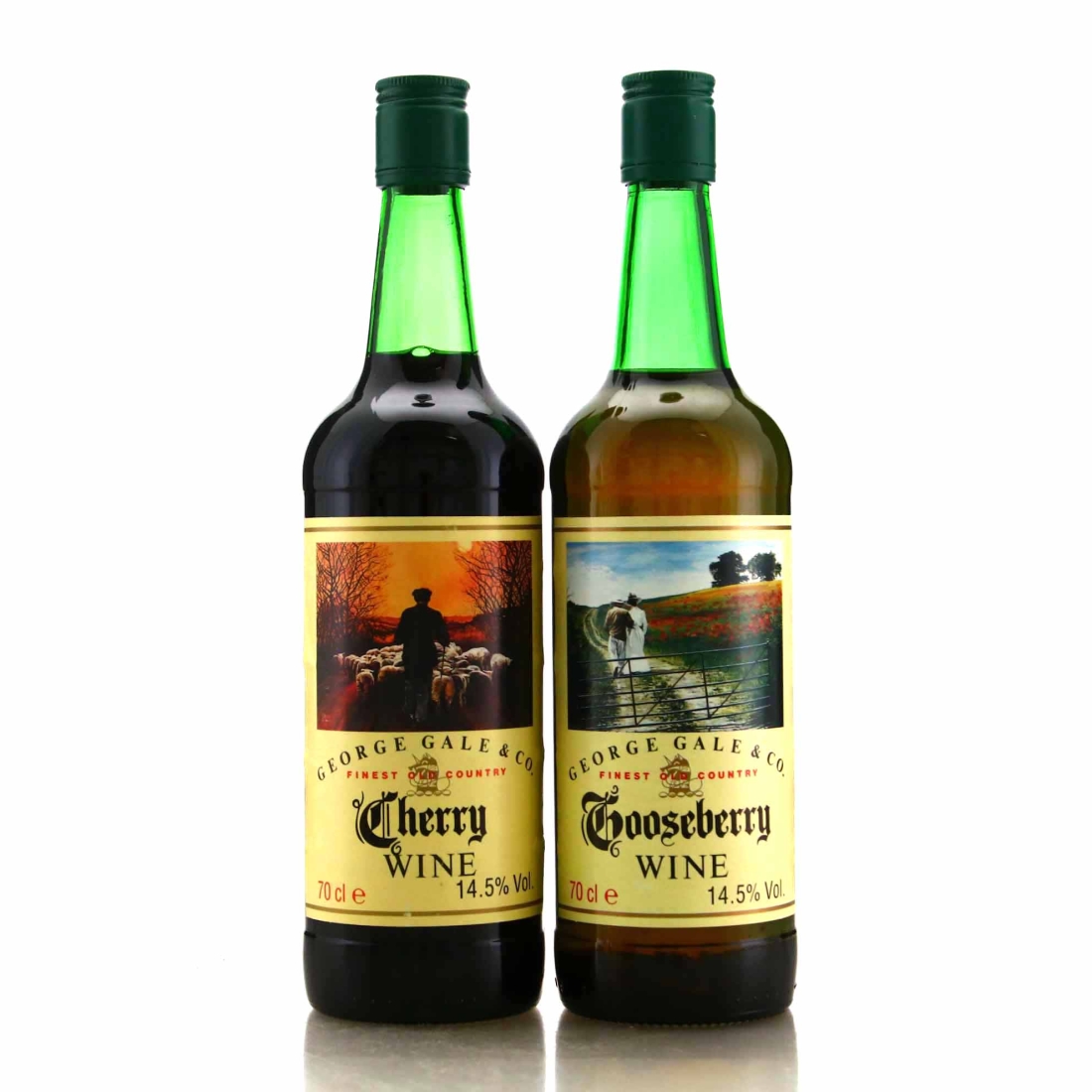 George Gale & Co. Cherry & Gooseberry English Wine 2x70cl