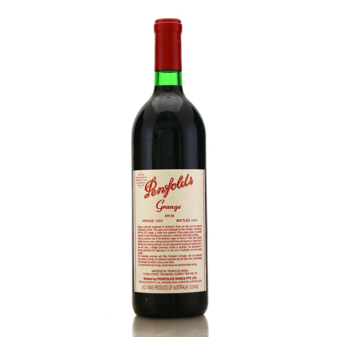Image for Penfolds Grange Bin 95 1989
