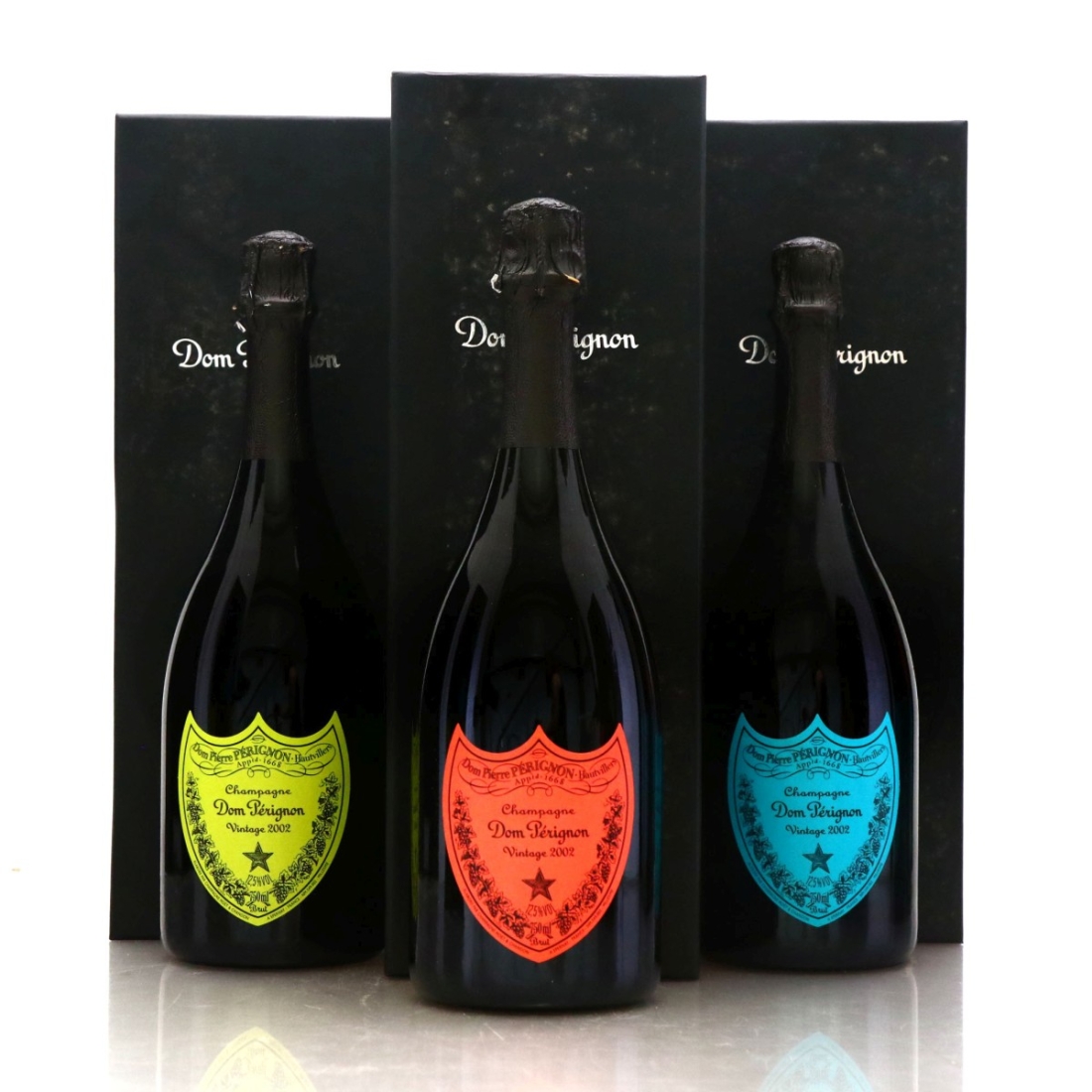 Image for Dom Pérignon Vintage 2002 Champagne/Andy Warhol Editions x 3