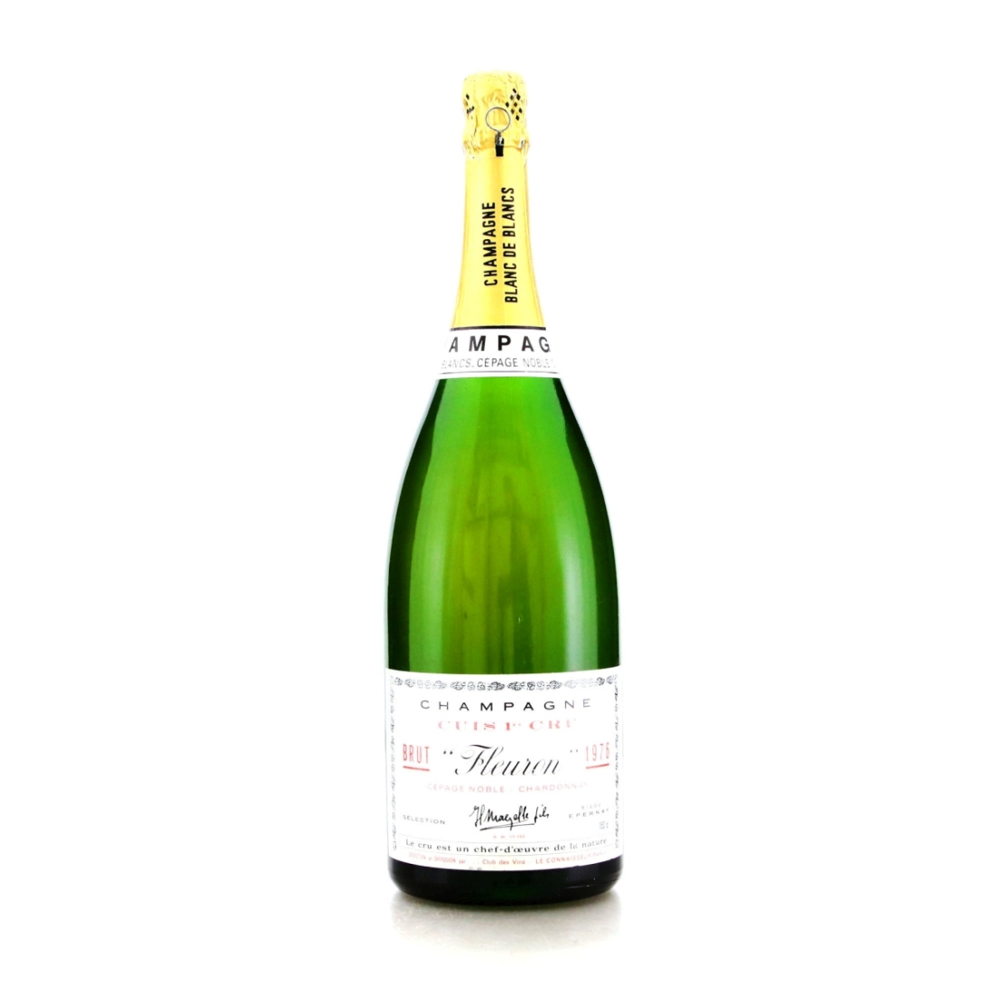 Pierre Gimonnet Cuis 1er-Cru Fleuron Blanc-de-Blancs 1976 Vintage Champagne 150cl