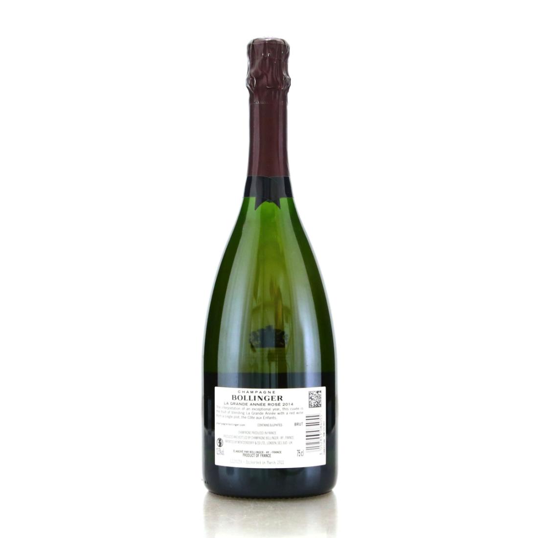 Image for Bollinger Grande Annee Rosé 2014 Vintage Champagne