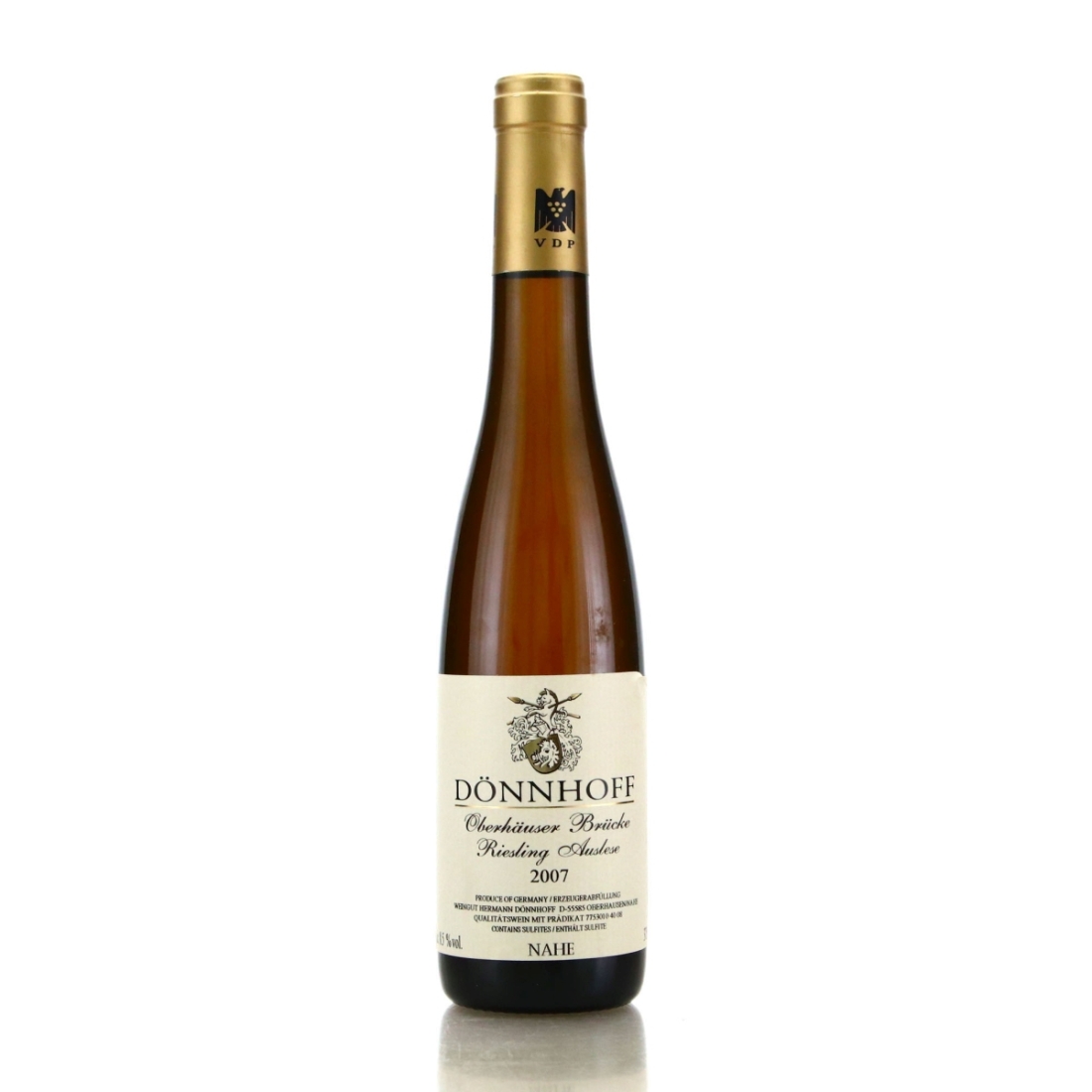 Donnhoff Oberhausen Brucke Riesling Auslese 2007 Nahe 37.5cl