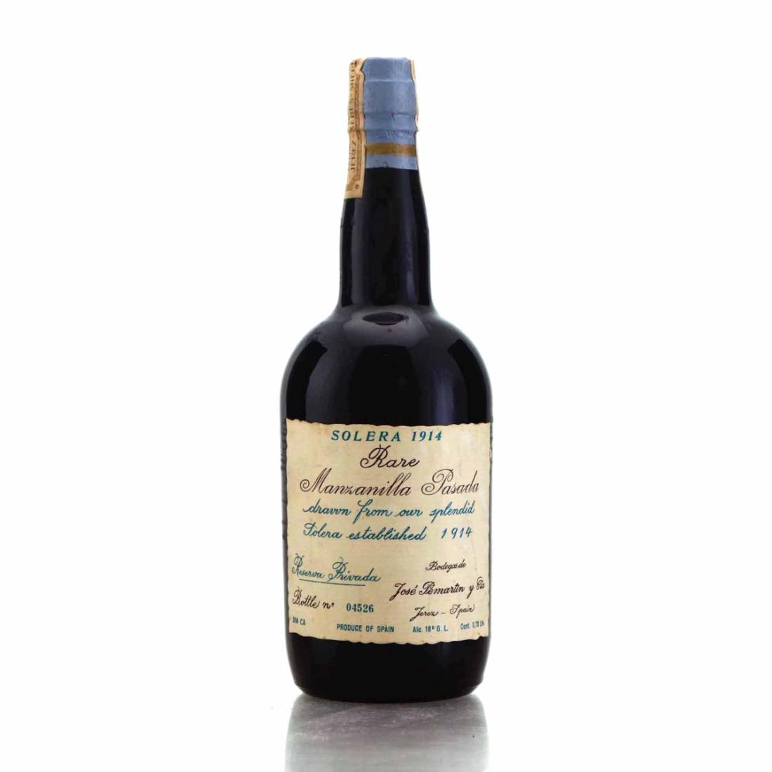 Image for Bodegas de Jose Pemartin Rare Solera 1914 Manzanilla Pasada Sherry