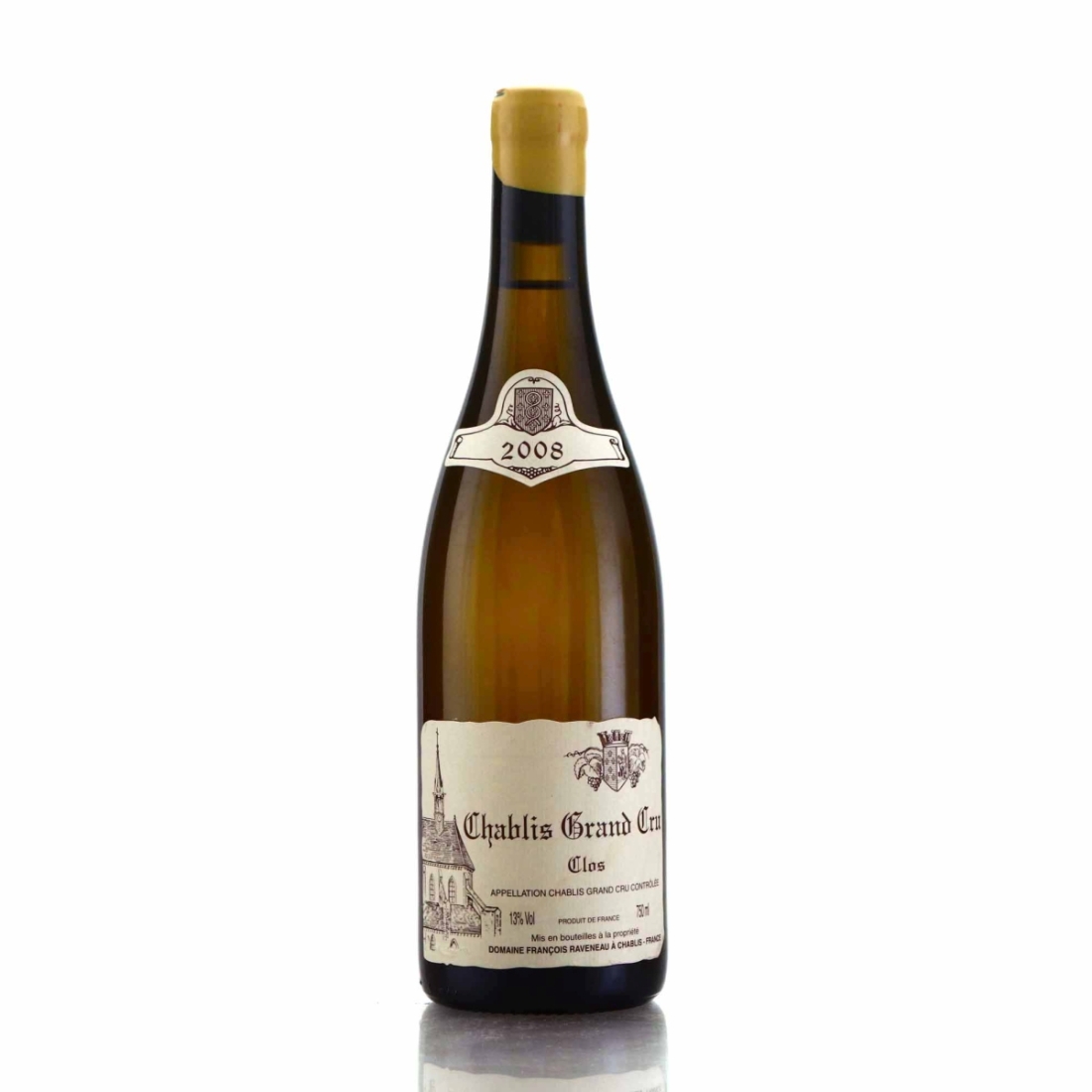 Image for Dom. Francois Raveneau Clos 2008 Chablis Grand-Cru