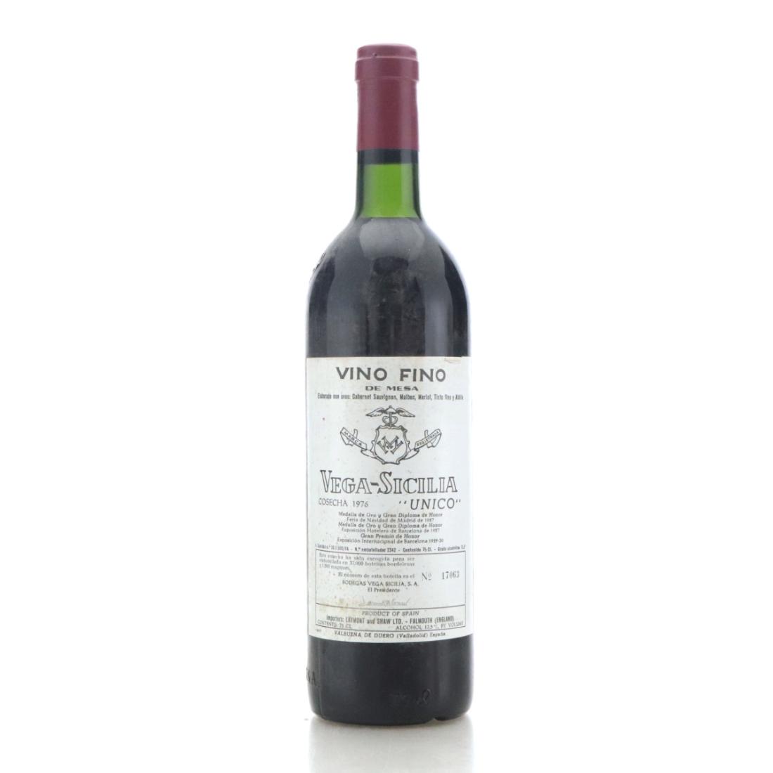 Image for Vega Sicilia Unico 1976 Ribera del Duero Gran Reserva