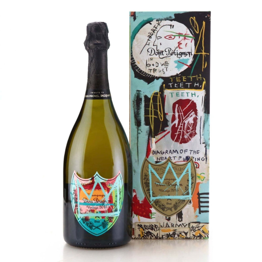 Dom Perignon 2015 Vintage Champagne / Tribute to Jean-Michel Basquiat - Blue Edition