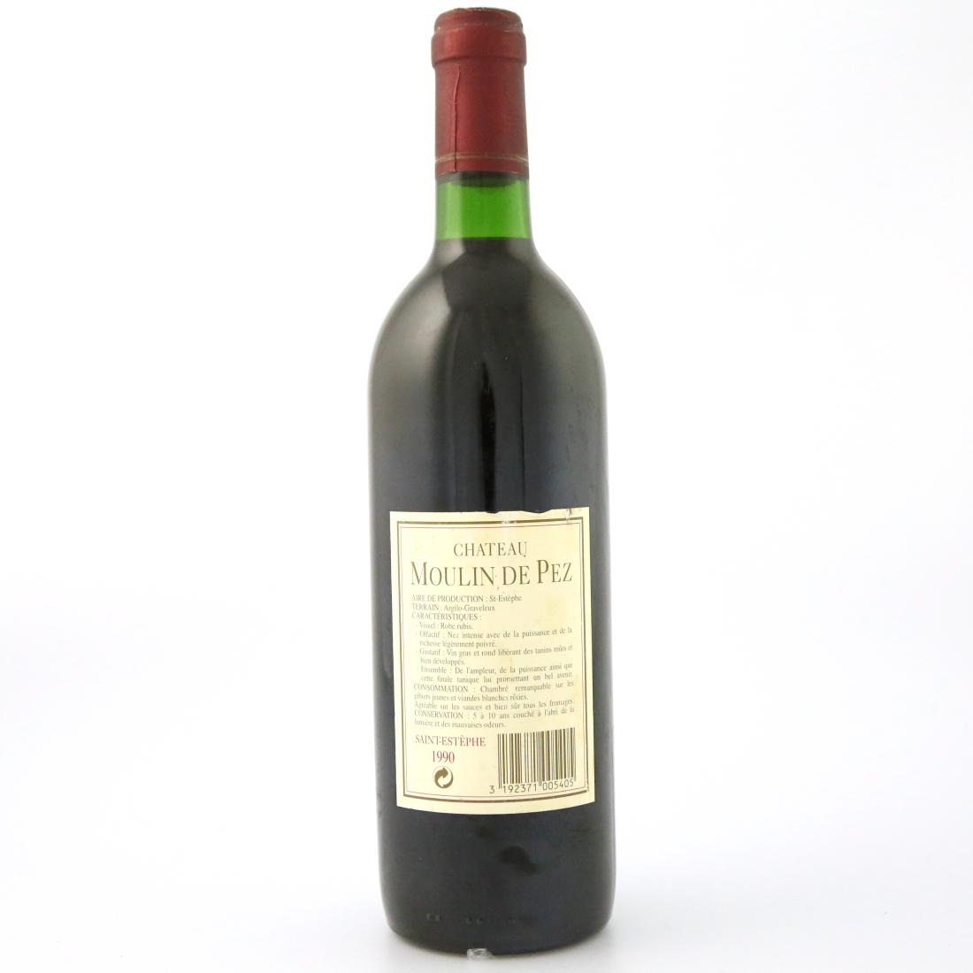 Image for Ch. Moulin De Pez 1990 Saint Estephe