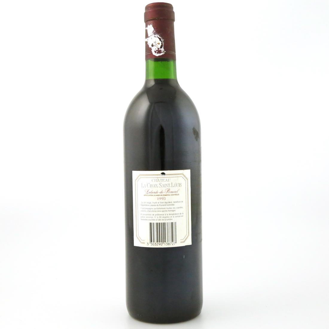 Image for Ch. La Croix Saint-Louis 1993 Lalande-De-Pomerol