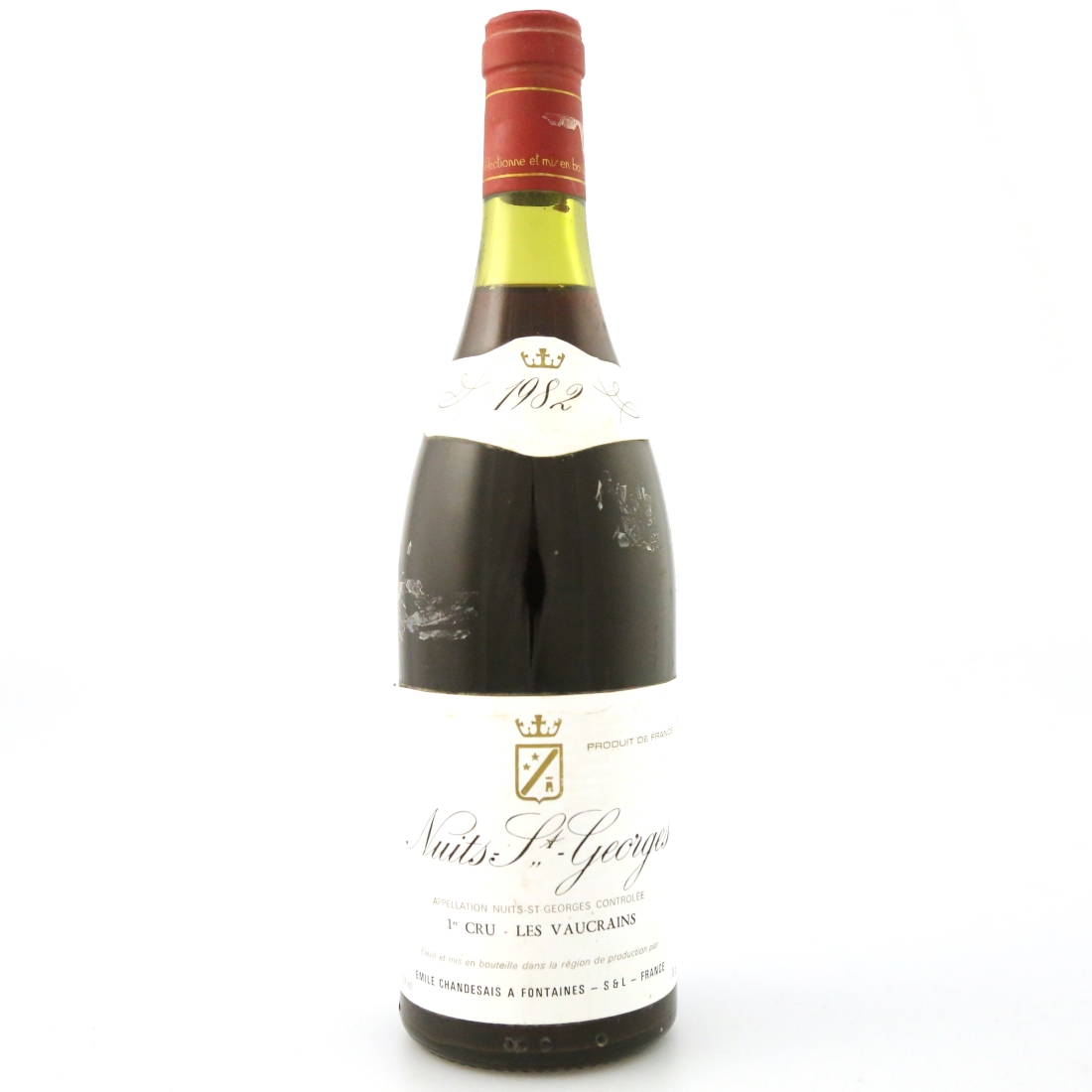 E.C.Fontaines \"Les Vaucrains\" 1982 Nuits-Saint-Georges 1er-Cru