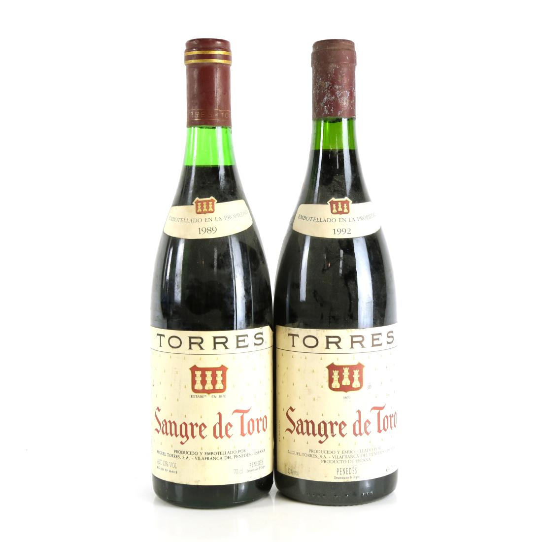 Image for Torres "Sangre De Toro" 1989 & 1992 Penedes Reserva