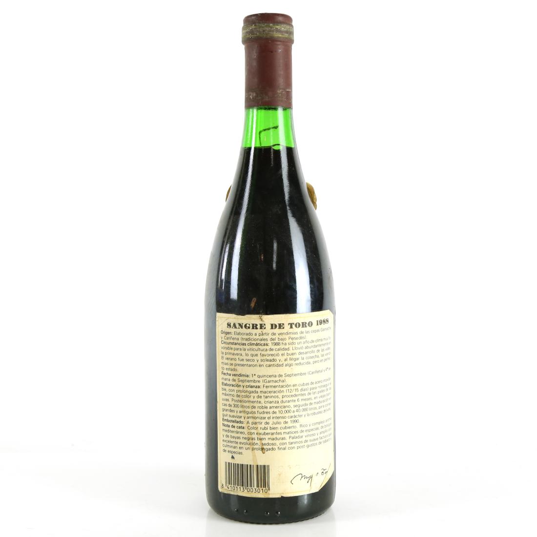Image for Torres "Sangre De Toro" 1988 Penedes Reserva