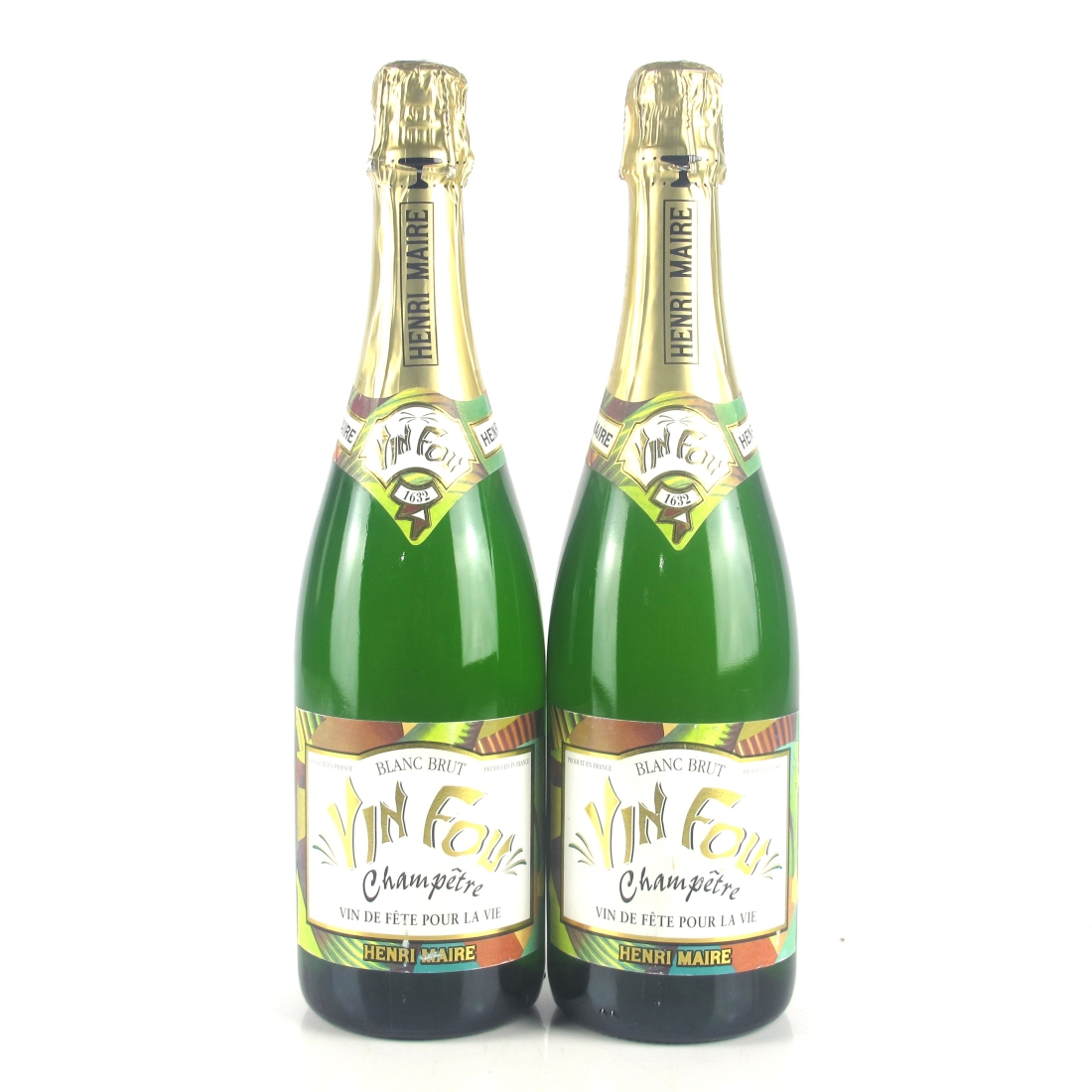 Henri Maire \"Vin Fou\" Sparkling Wines 2x75cl
