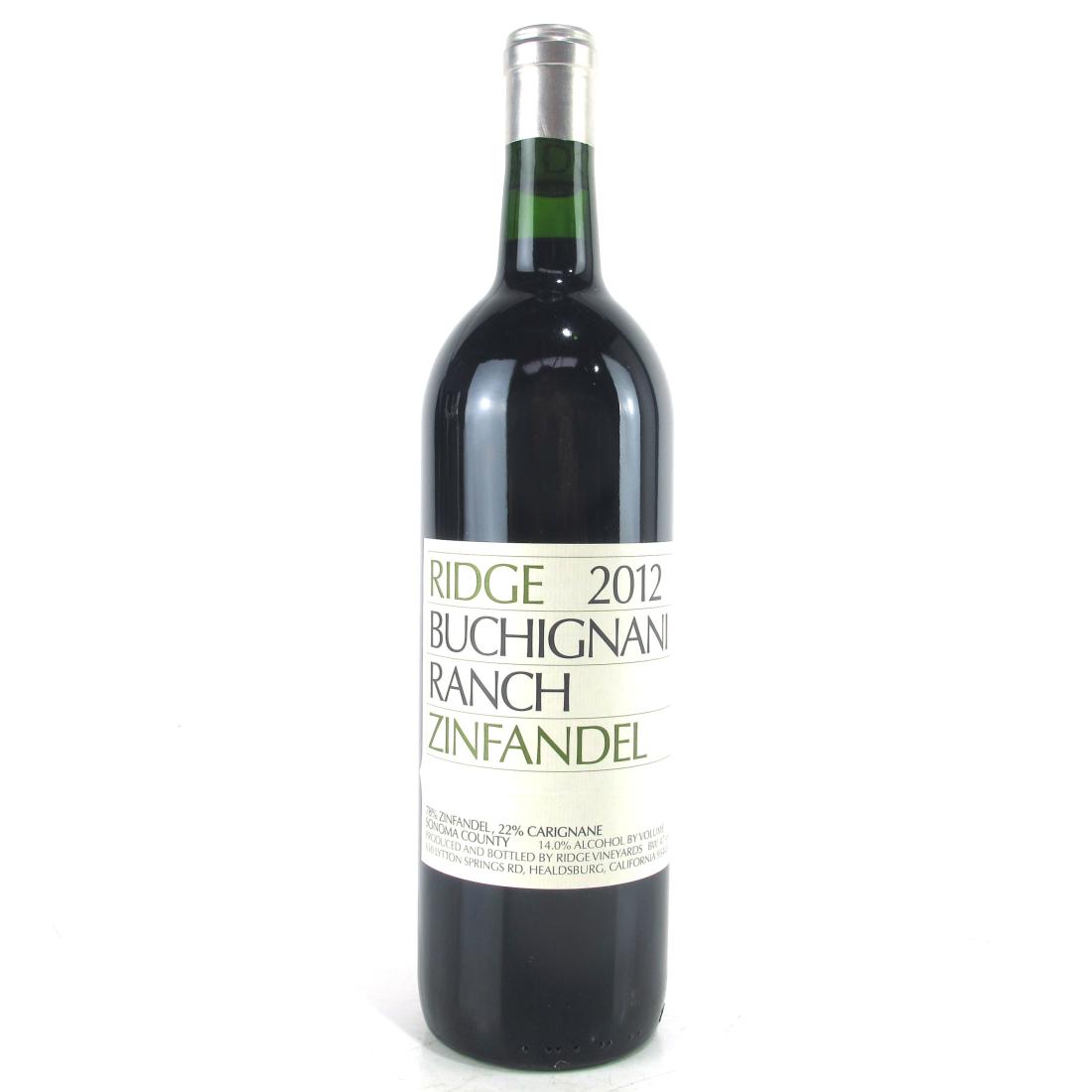 Image for Ridge "Buchignani Ranch" Zinfandel 2012 Sonoma