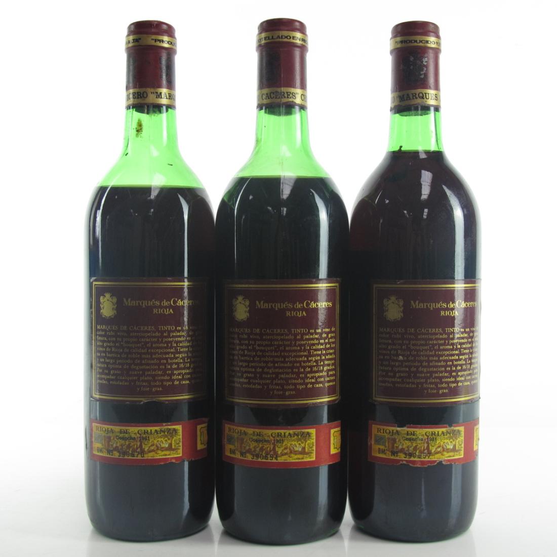 Image for Marques De Caceres 1981 Rioja Crianza
