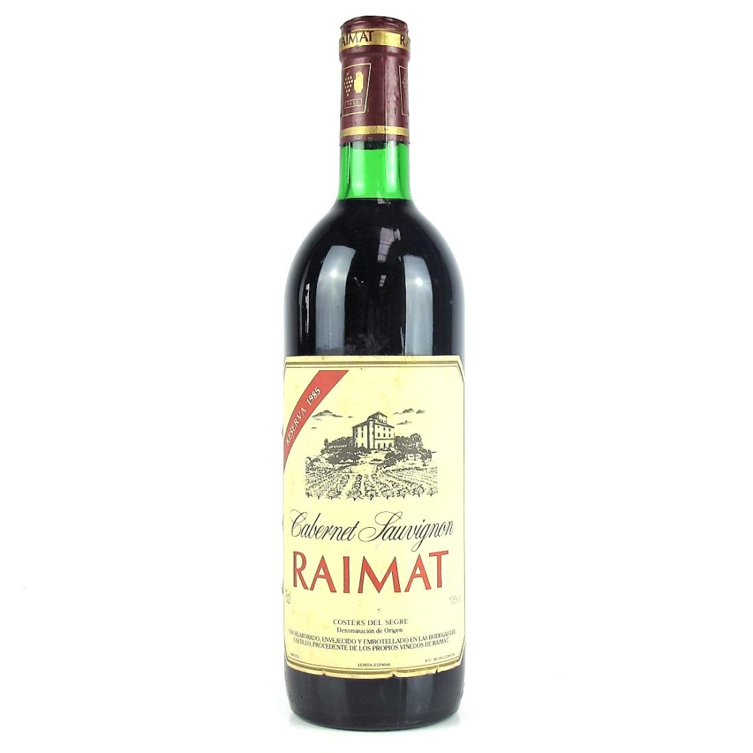 Image for Raimat Cabernet Sauvignon 1985 Costers Del Segre Reserva