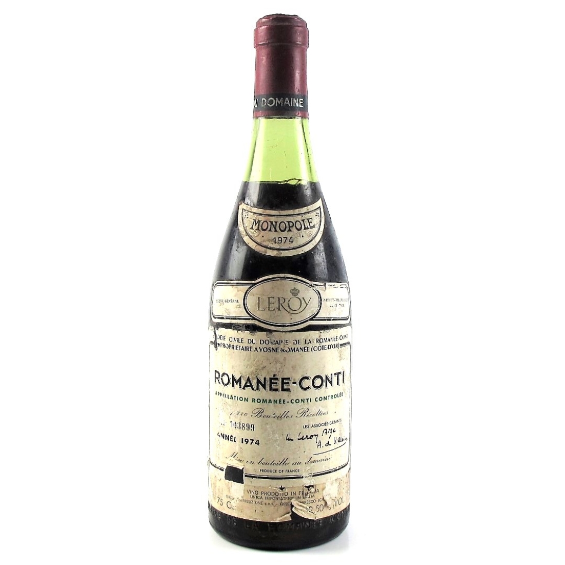 Dom. de la Romanee-Conti 1974 Grand-Cru