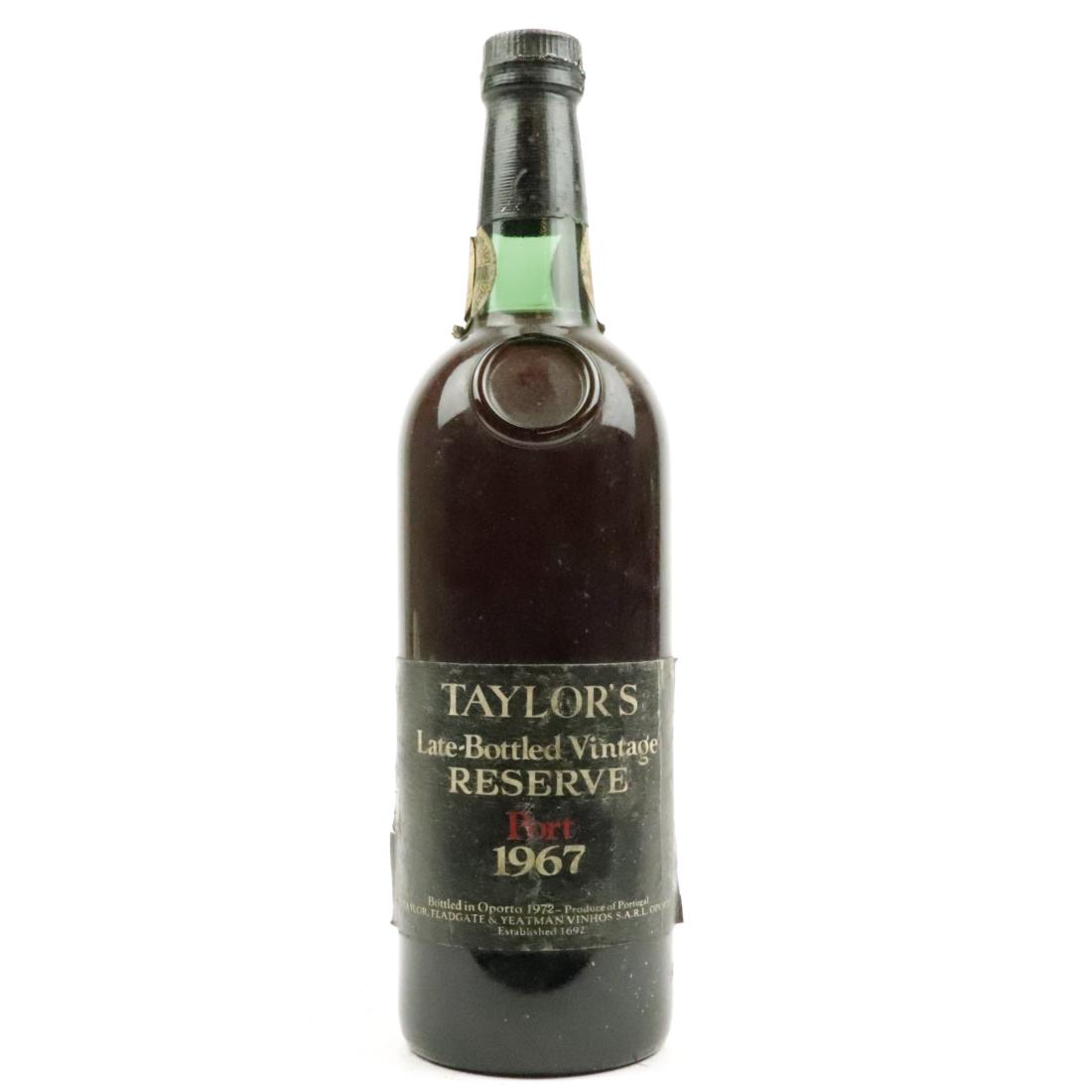 LEAKING - Taylor's 1967 LBV Reserve Port
