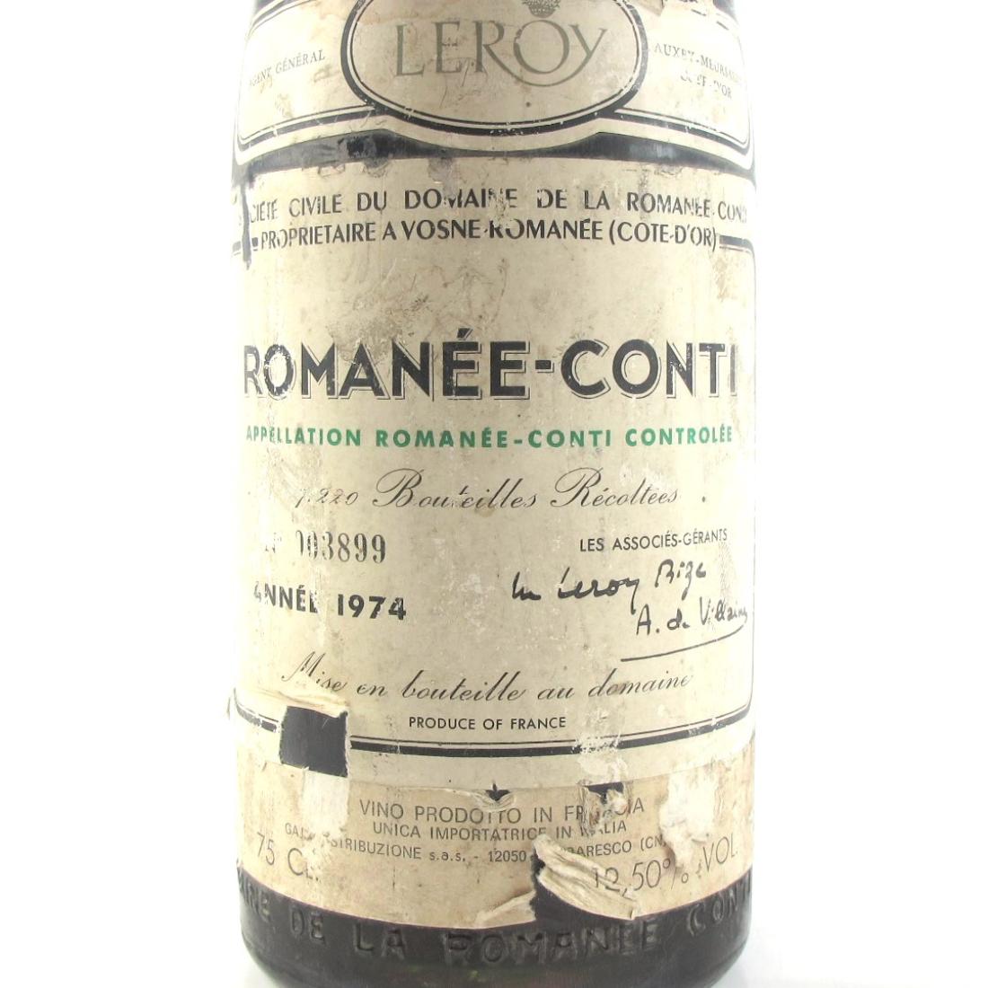 Image for Domaine de la Romanee-Conti 1974 Grand-Cru