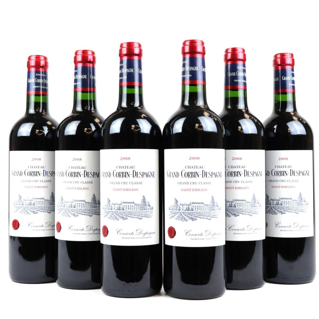 Image for Ch. Grand Corbin-Despagne 2008 St-Emilion Grand Cru