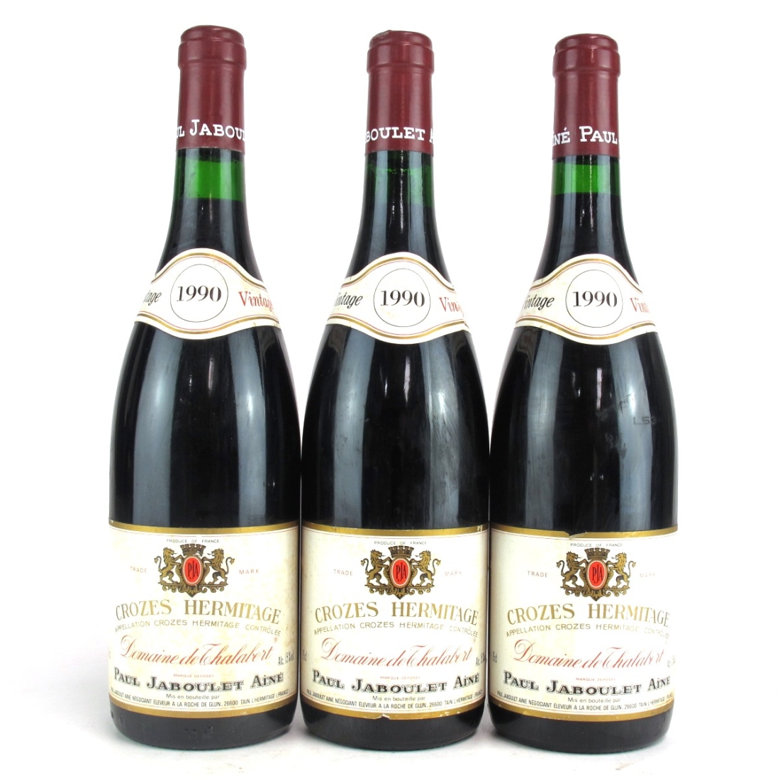 P. Jaboulet \"Dom. de Thalabert\" 1990 Crozes Hermitage 3x75cl