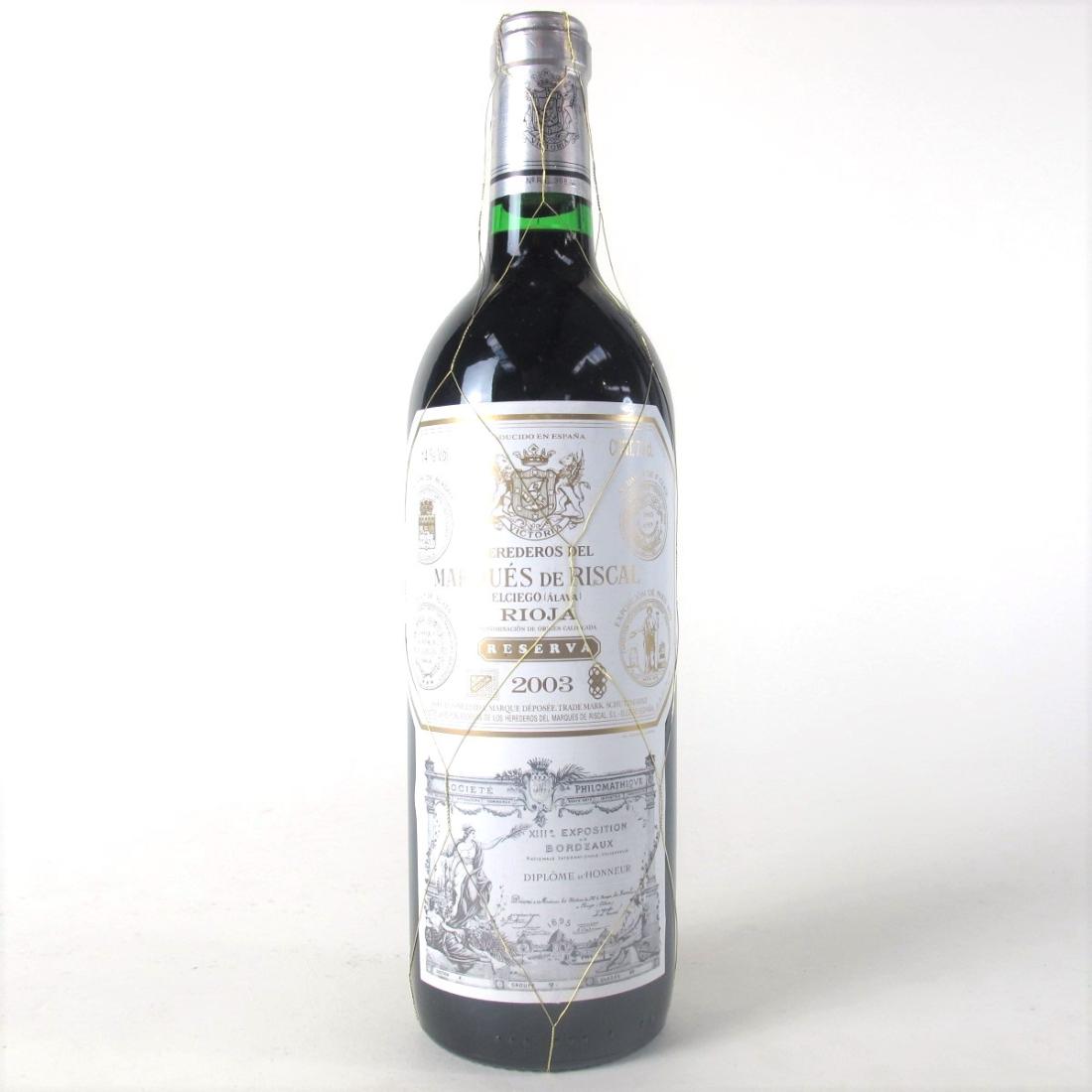 Image for Marques De Riscal 2003 Rioja Reserva