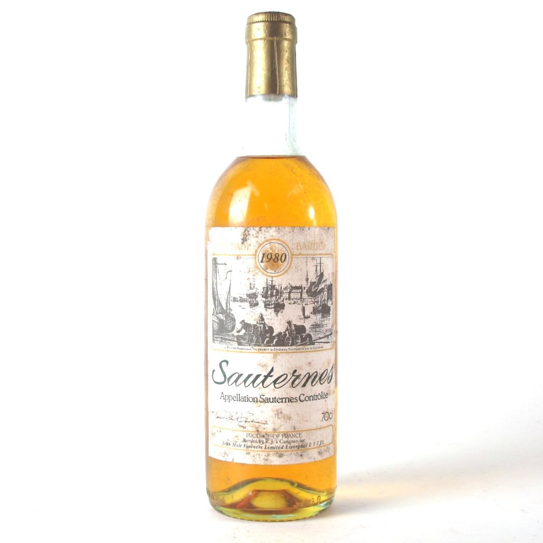 Image for J.P.Bartier 1980 Sauternes
