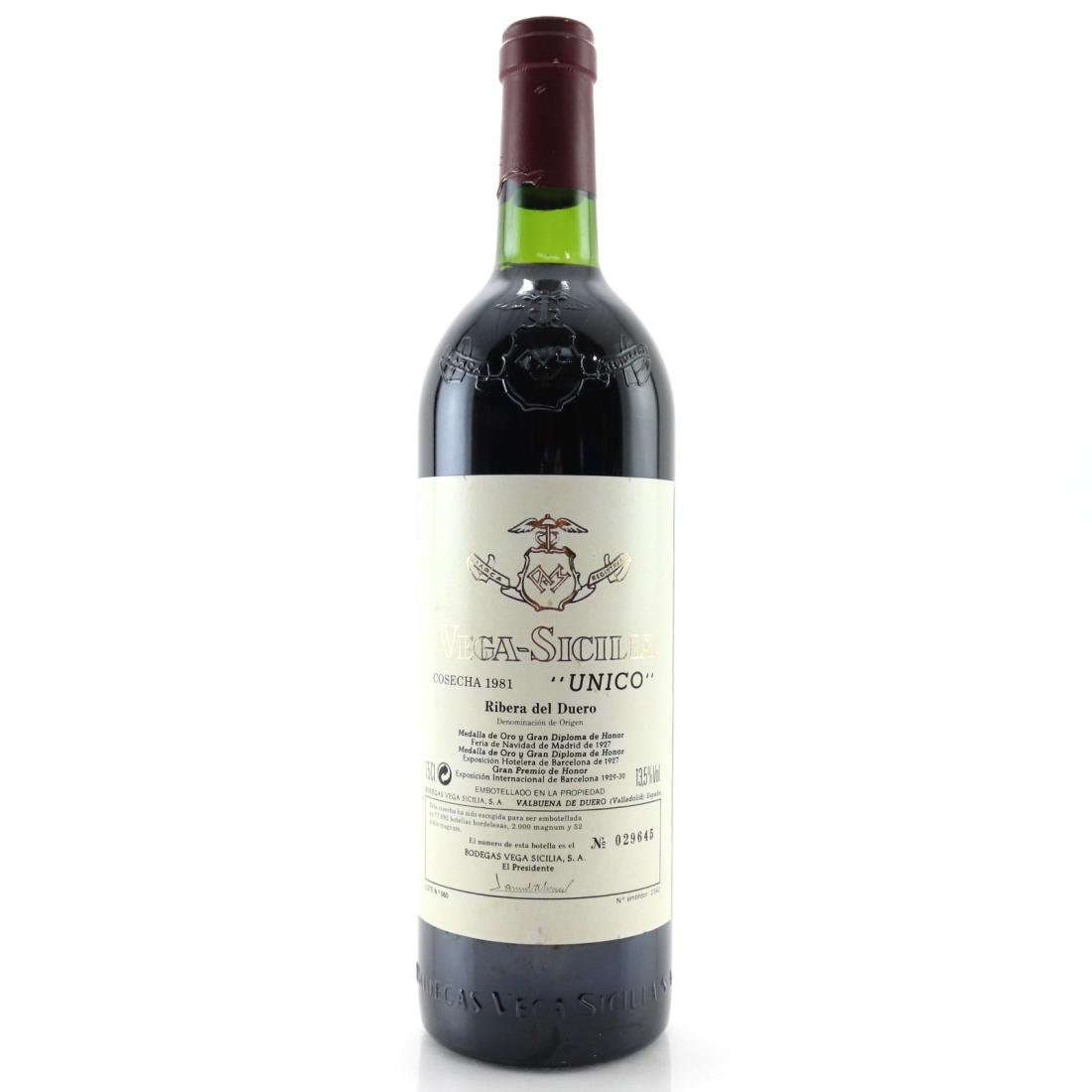Image for Vega Sicilia Unico 1981 Ribera Del Duero