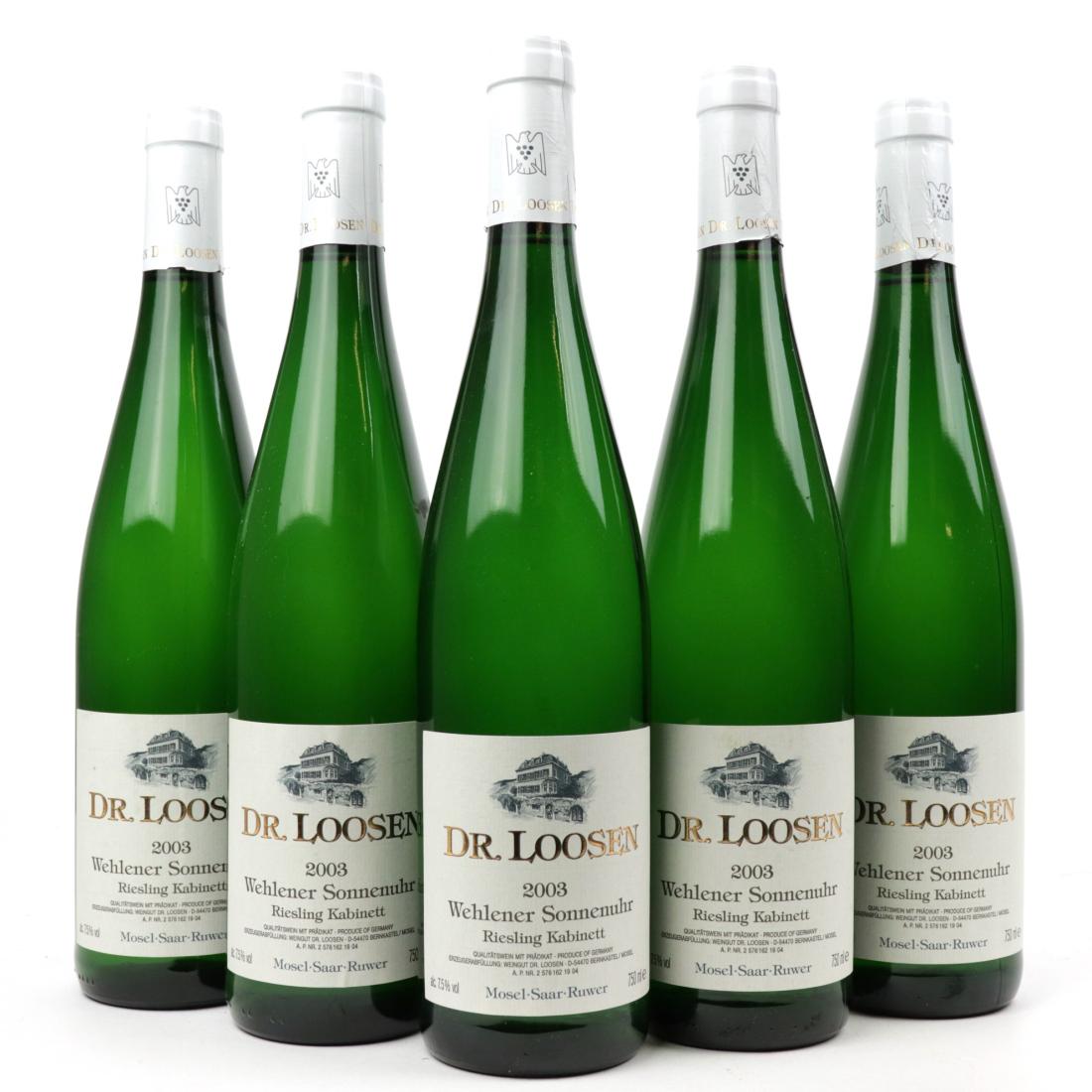 Image for Dr. Loosen Wehlener Sonnenuhr Riesling Kabinett 2003 Mosel