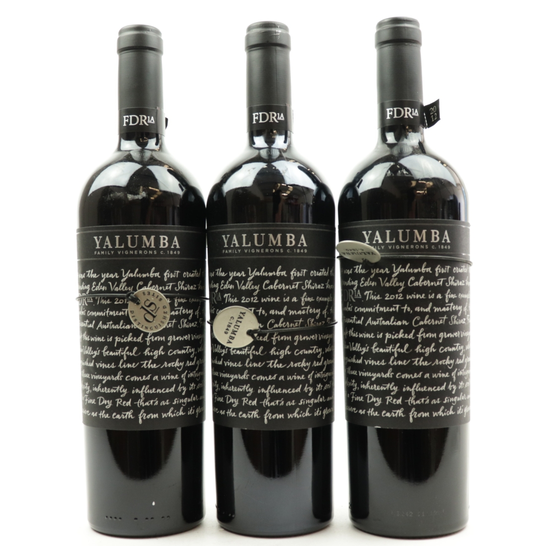 Yalumba FDR1A 2012 Eden Valley 3x75cl