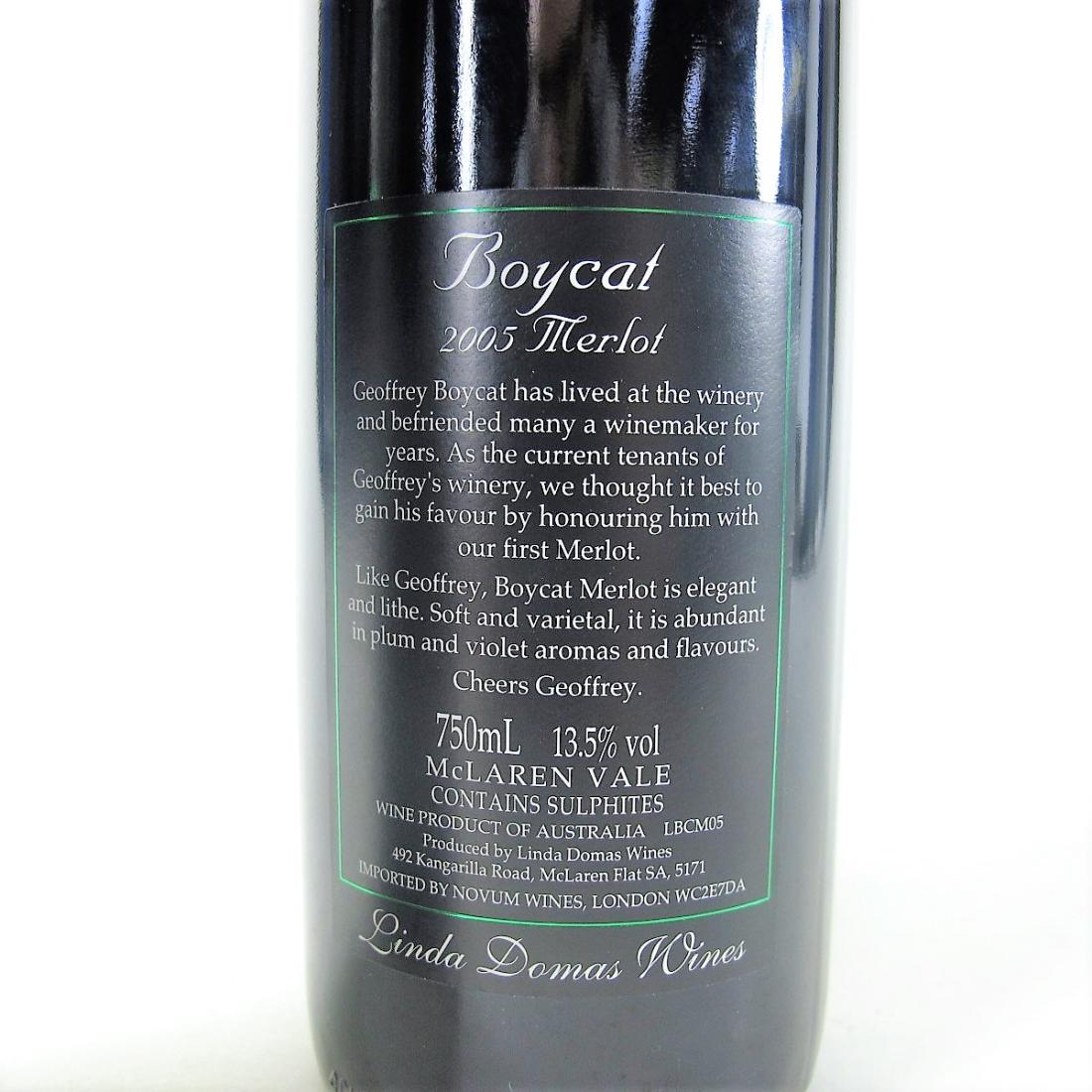 Image for Linda Domas "Boycat" Merlot 2005 McLaren Vale