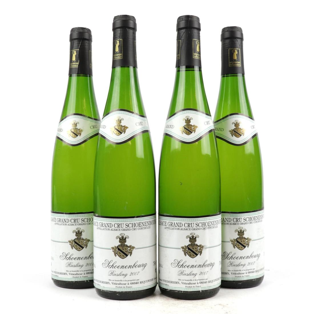 Image for D.Wiederhirn Schoenenbourg Riesling 2007 Alsace Grand-Cru