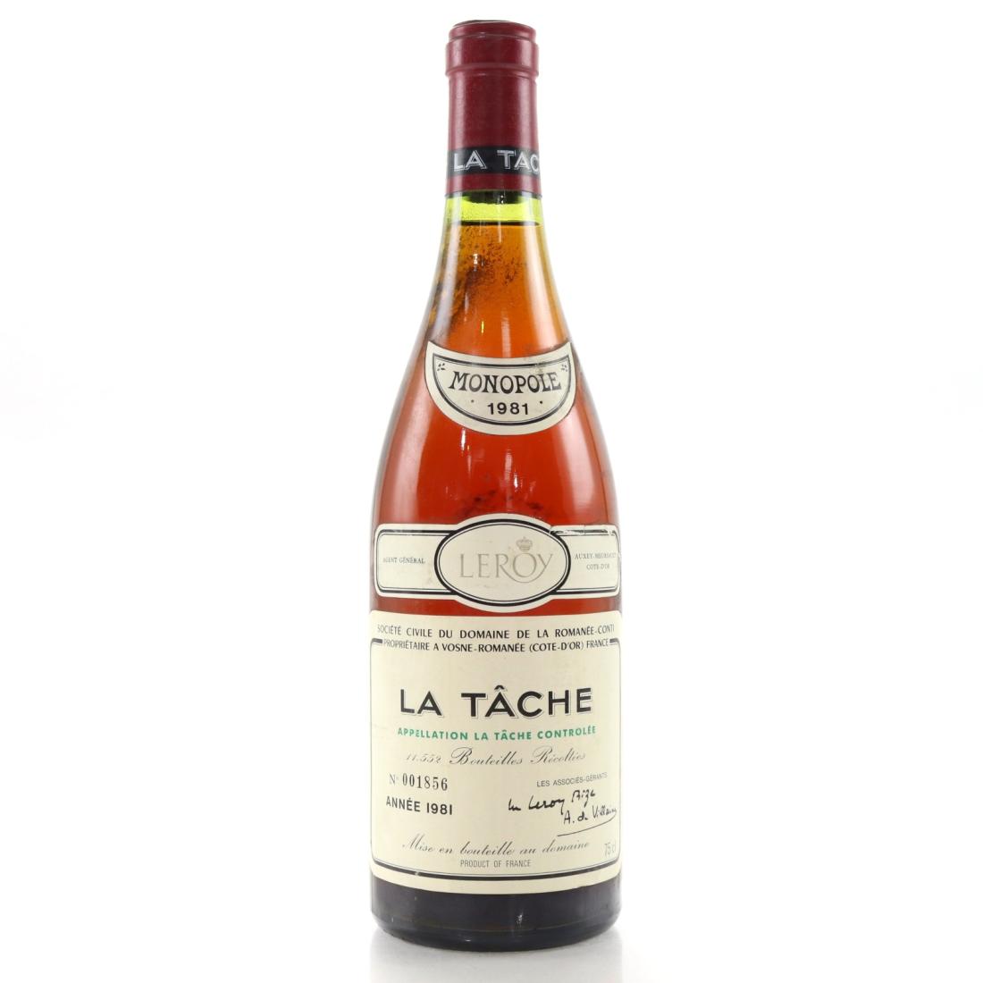 Image for Dom. de la Romanee-Conti 1981 La Tâche Grand-Cru