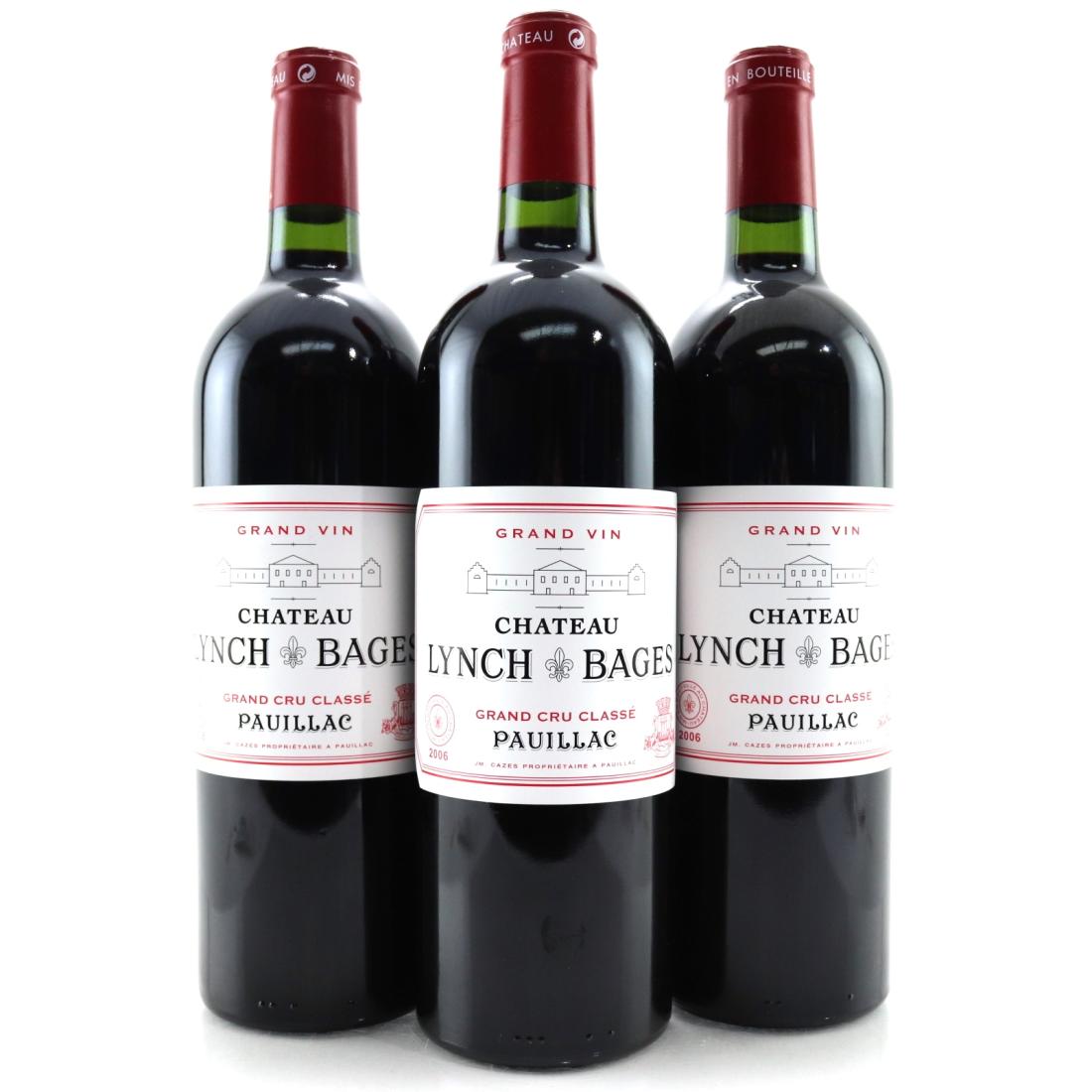 Chateau Lynch-Bages 2006 Pauillac 5eme-Cru 3x75cl